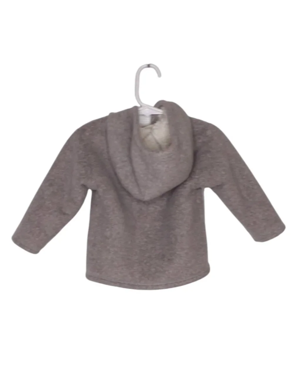 The Children's Place Gray Hooded Peacoat Size 12-18 Months Unisex